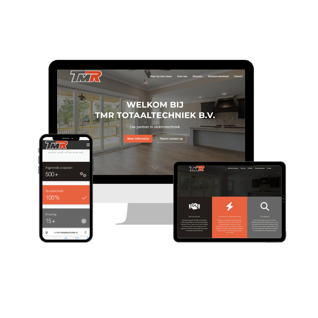 www.tmr-totaaltechniek.nl - portfolio Briks Communicatie