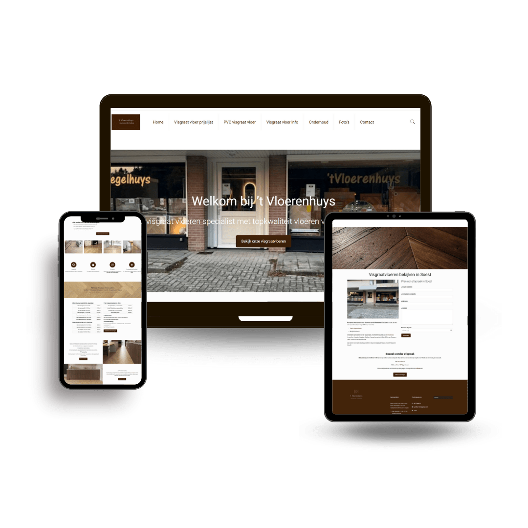 www.tvloerenhuys.nl - webdesign - website redesign